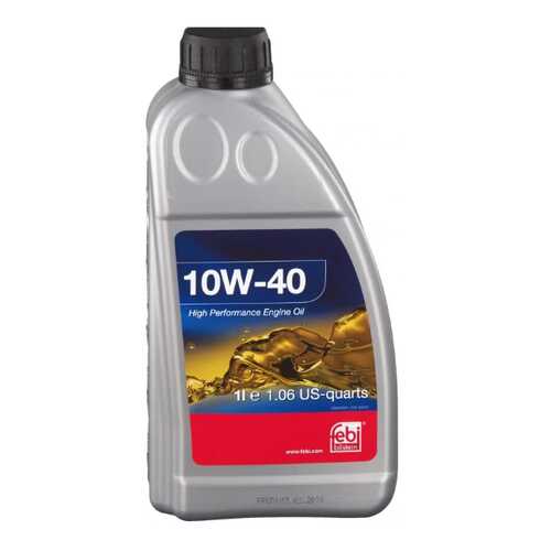 Моторное масло febi high performanse engine oil 10w40 полусинтетическое 1 л 32931 в Татнефть