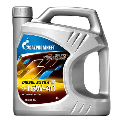 Моторное масло Gazpromneft Diesel Extra 15W-40 4л в Татнефть