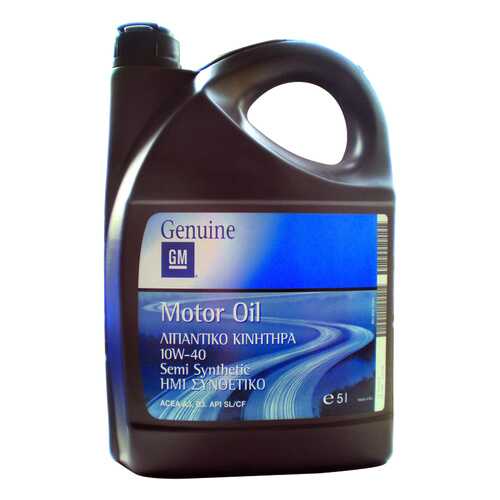 Моторное масло General Motors Semi Synthetic 10W-40 5л в Татнефть