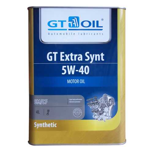 Моторное масло GT-Oil Extra Synt 5W-40 4л в Татнефть
