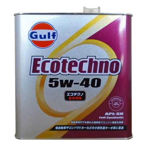 Моторное масло Gulf Ecotechno 5W-40 3л в Татнефть