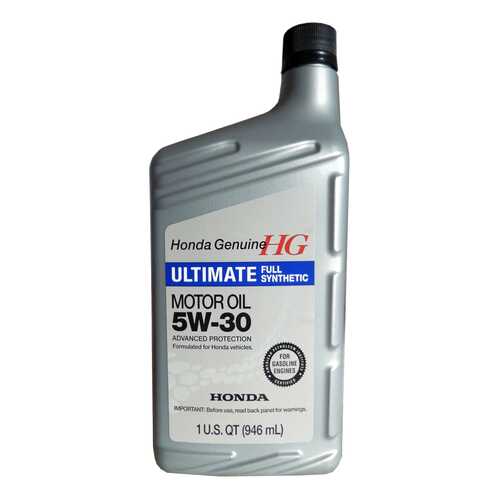 Моторное масло Honda Ultimate Full Synthetic 5W-30 0,946л в Татнефть