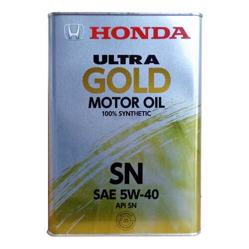 Моторное масло Honda Ultra Gold 5W-40 4л в Татнефть