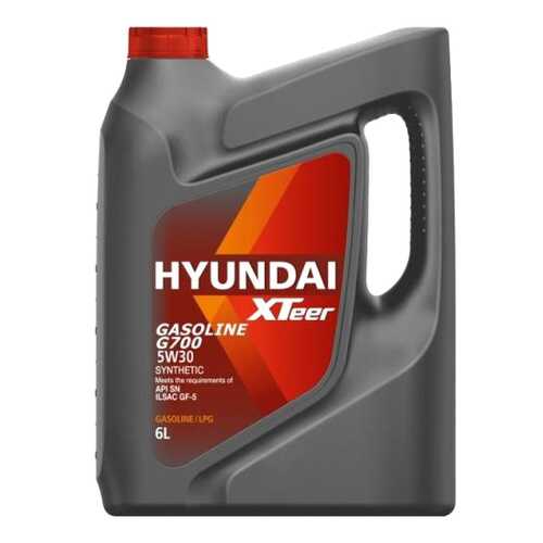 Моторное масло Hyundai-KIA Gasoline 700 5W-30 6л в Татнефть