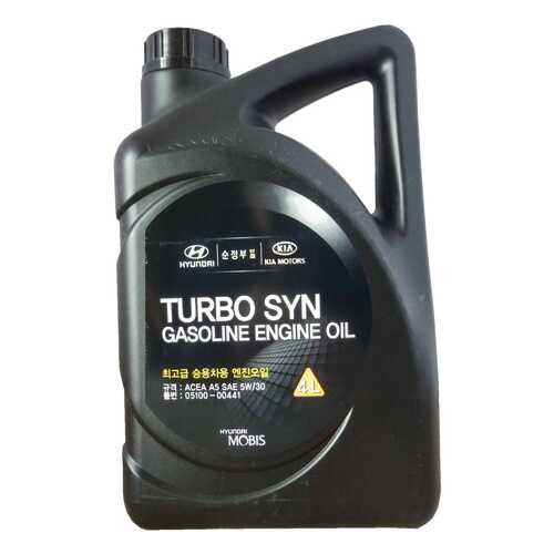 Моторное масло Hyundai Turbo SYN Gasoline Engine Oil SAE 5W-30 4л в Татнефть