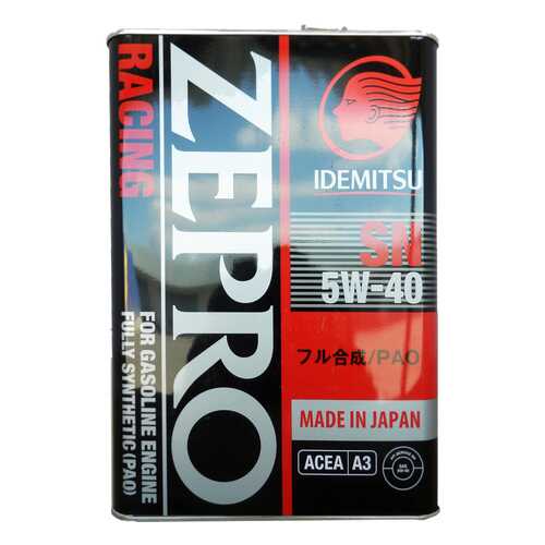 Моторное масло Idemitsu Zepro Racing 5W-40 4л в Татнефть