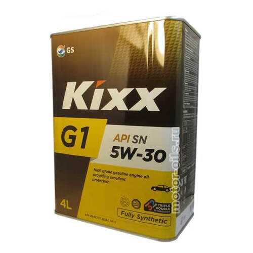 Моторное масло Kixx G1 Dexos1 5W-30 4л в Татнефть