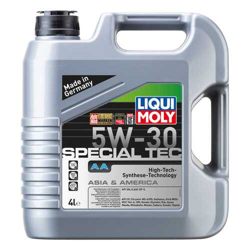Моторное масло Liqui moly Leichtlauf Special AA 5w-30 4л в Татнефть
