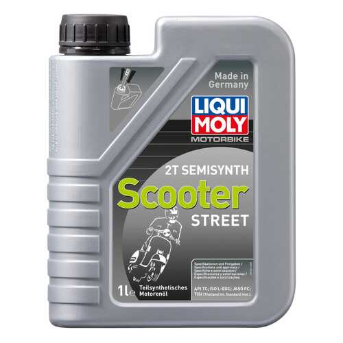 Моторное масло Liqui moly Motorbike 2T Semisynth Scooter TC 10W-30 1л в Татнефть