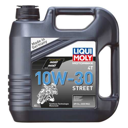 Моторное масло Liqui moly Motorbike 4T Street 10w-30 4л в Татнефть