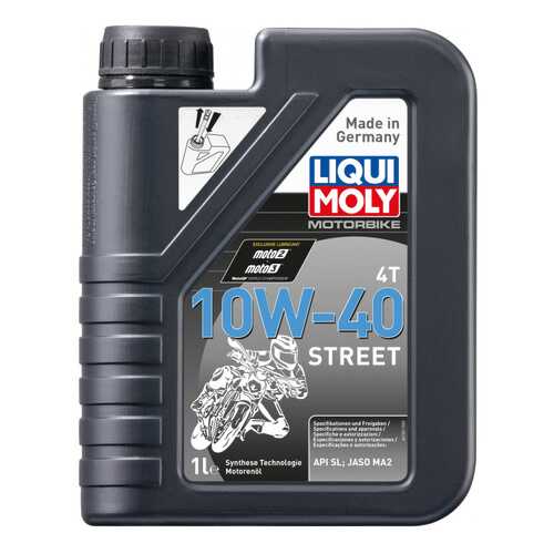 Моторное масло Liqui moly Motorbike 4T Street 10W-40 1л в Татнефть