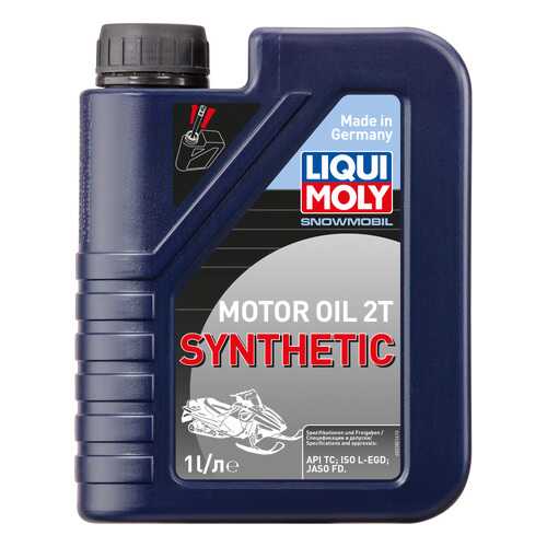 Моторное масло Liqui moly Snowmobil Motoroil 2T Synthetic TC 10W-30 1л в Татнефть