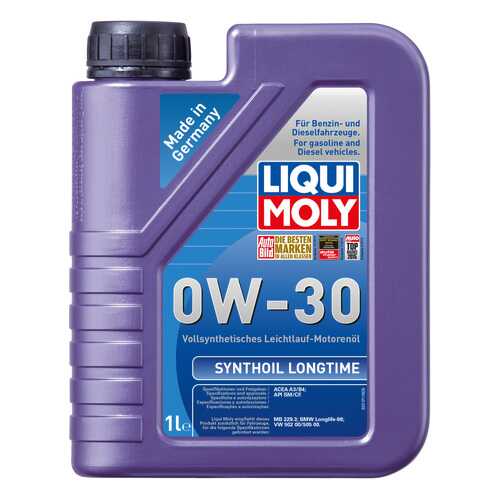 Моторное масло Liqui moly Synthoil Longtime 0W-30 1л в Татнефть