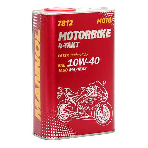 Моторное масло Mannol 4-Takt Motorbike 10W-40 1 л в Татнефть