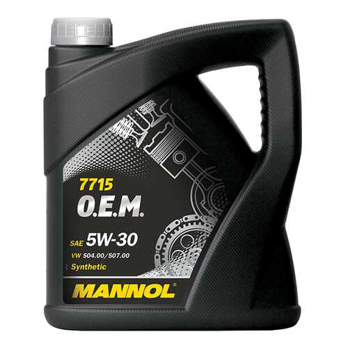 Моторное масло Mannol 7715 O.E.M. 5W-30 5л в Татнефть