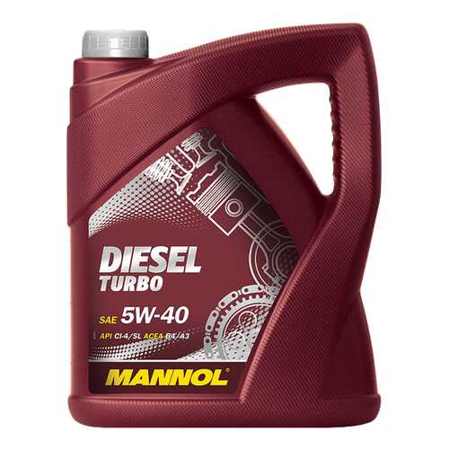 Моторное масло Mannol Diesel Turbo 5W-40 5л в Татнефть