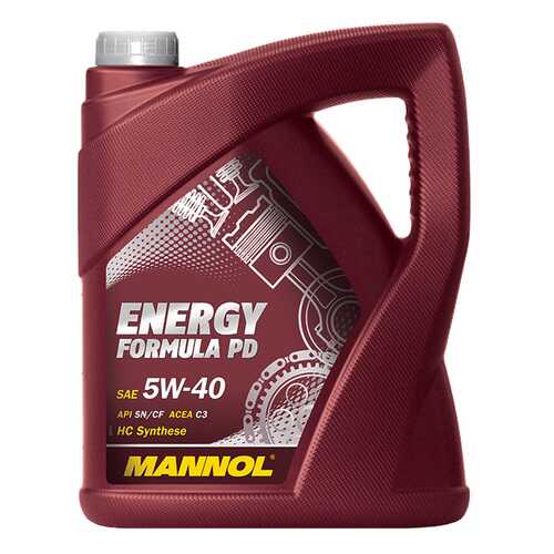 Моторное масло Mannol Ehergy Formula PD 5W-40 5л в Татнефть