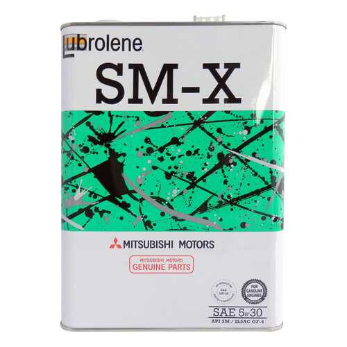 Моторное масло Mitsubishi Lubrolene SM-Х 5W-30 4л в Татнефть