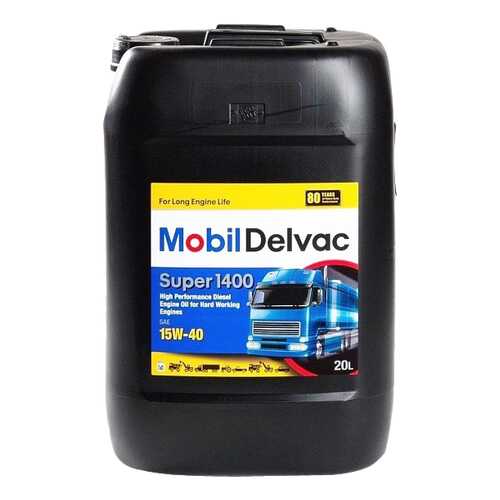 Моторное масло Mobil Delvac Super 1400Е 15W-40 20л в Татнефть