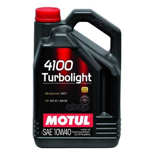 Моторное масло Motul 4100 Turbolight 10w-40 4л в Татнефть
