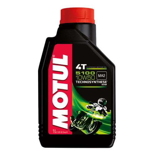 Моторное масло Motul 5100 4T 10W-50 1л в Татнефть