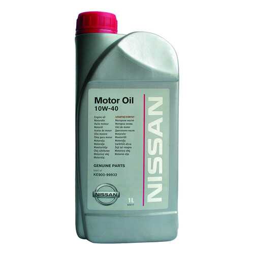 Моторное масло Nissan Motor Oil SAE 10W-40 1л в Татнефть