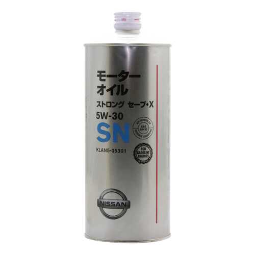 Моторное масло Nissan Strong Save X 5W-30 1л в Татнефть