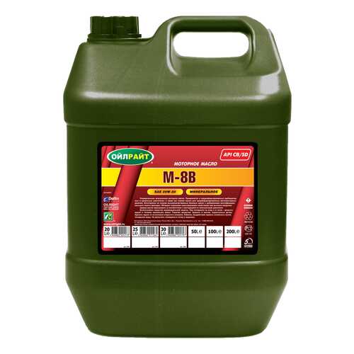 Моторное масло Oilright М8В 20w-20 10л в Татнефть