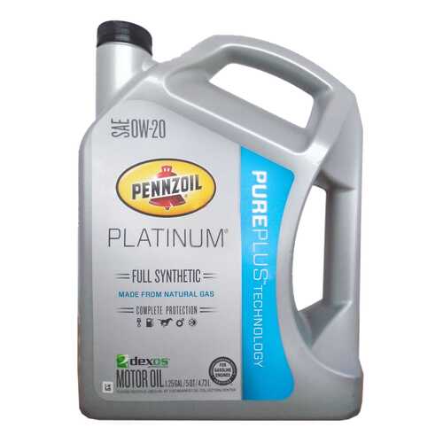 Моторное масло Pennzoil Platinum 0w-20 4,73л в Татнефть