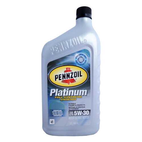 Моторное масло Pennzoil Platinum European Ultra Diesel SAE 5W-30 0,946л в Татнефть