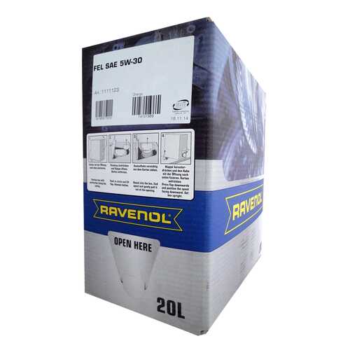 Моторное масло Ravenol FEL SAE 5W-30 20л в Татнефть