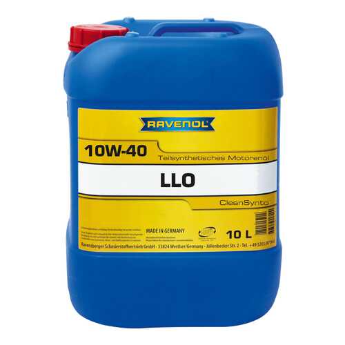 Моторное масло Ravenol LLO SAE 10W-40 10л в Татнефть