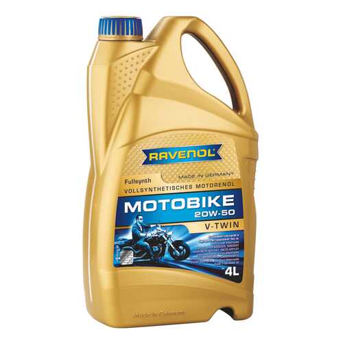 Моторное масло Ravenol Motobike V-Twin SAE 20W-50 4л в Татнефть
