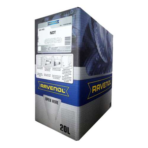Моторное масло Ravenol NDT 5w-40 20л в Татнефть