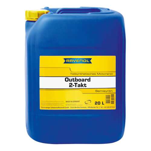 Моторное масло Ravenol Outboardoel 2T teilsynth 5W-30 20л в Татнефть