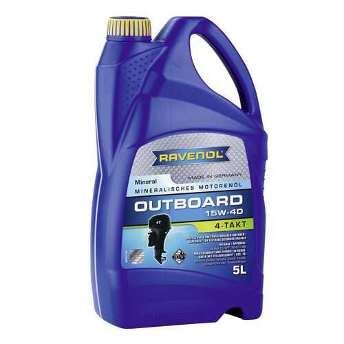 Моторное масло Ravenol Outboardoel 4T SAE 15W-40 5л в Татнефть
