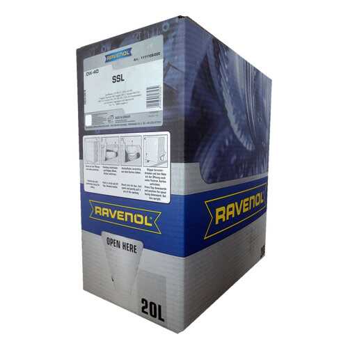 Моторное масло Ravenol Super Synthetik Oel SSL 0W-40 20л в Татнефть