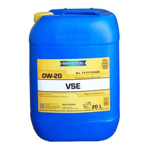 Моторное масло Ravenol VSE SAE 0W-20 20л в Татнефть