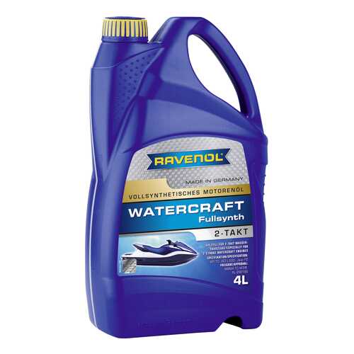 Моторное масло Ravenol Watercraft Fullsynth 2-Takt 5W-30 4л в Татнефть