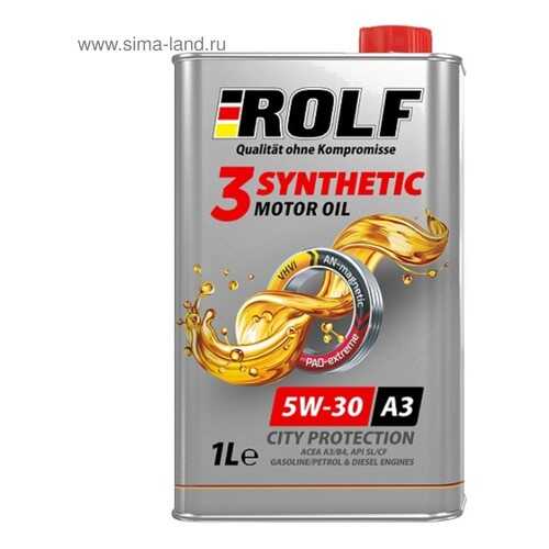Моторное масло ROLF 3-synthetic 5W-30 ACEA A3/B4 в Татнефть
