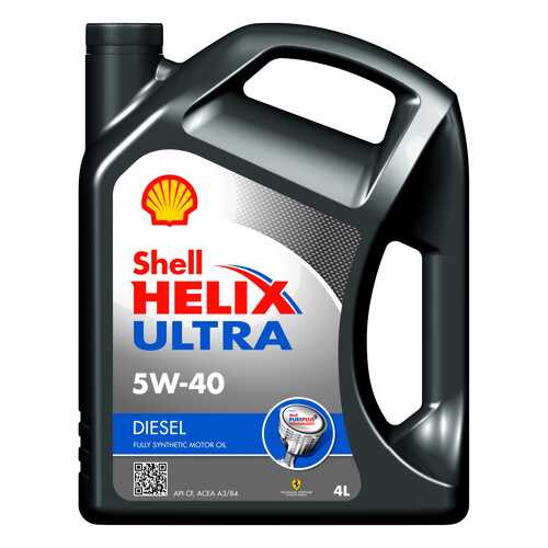 Моторное масло Shell Helix Ultra Diesel 5W-40 4л в Татнефть