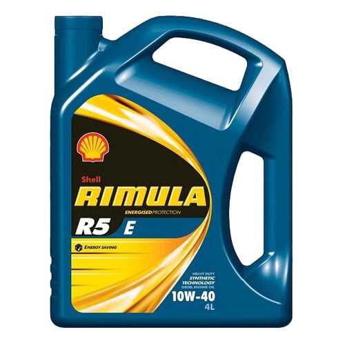 Моторное масло Shell Rimula R5 E 10W-40 4л в Татнефть