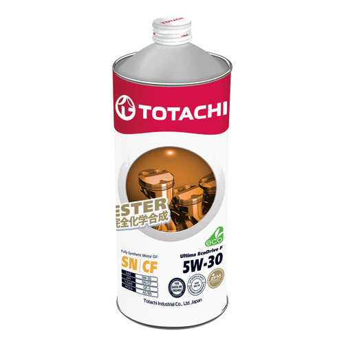 Моторное масло Totachi Ultima EcoDrive F Fully Synthetic SN/CF 5W-30 1л в Татнефть