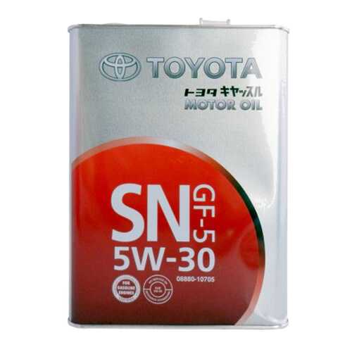 Моторное масло Toyota GF-5 SN 5W-30 4л в Татнефть