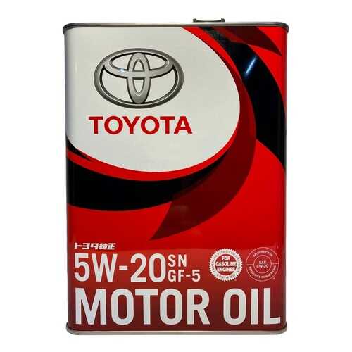 Моторное масло Toyota SN/GF-5 5W-20 4л в Татнефть