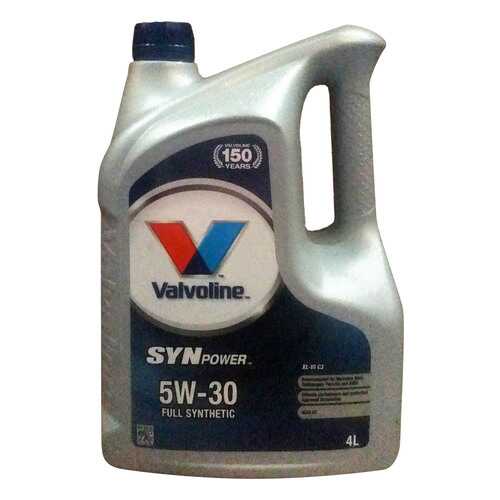 Моторное масло Valvoline Synpower XL-III SAE 5W-30 4л в Татнефть
