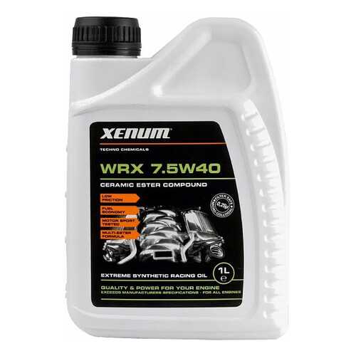 Моторное масло Xenum WRX 7.5W-40 1л в Татнефть
