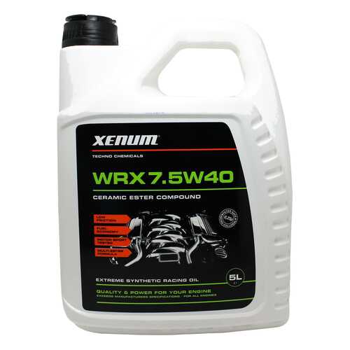 Моторное масло Xenum WRX 7.5W-40 5л в Татнефть