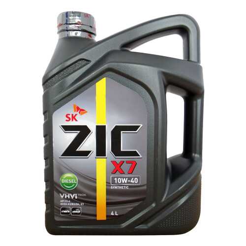 Моторное масло Zic Diesel X7 10W-40 4л в Татнефть