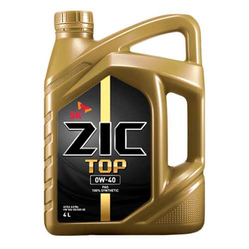 Моторное масло Zic Top 0W-40 4л в Татнефть